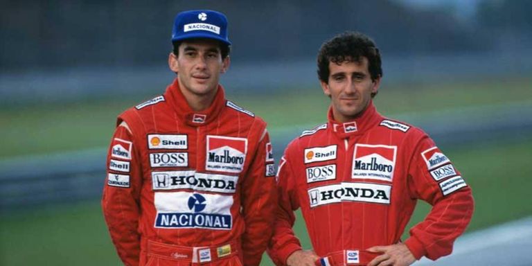 Ayrton Senna and Alain Prost rivalry