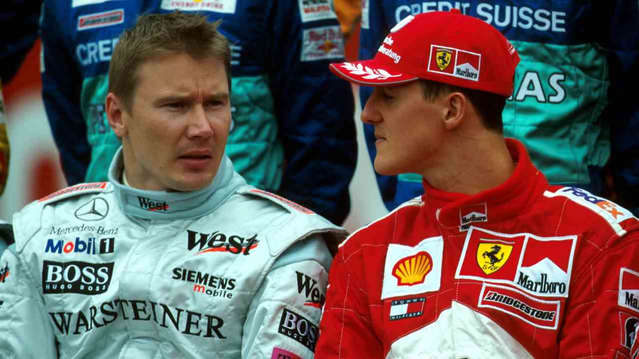 Michael Schumacher and Mika Hakkinen rivalry